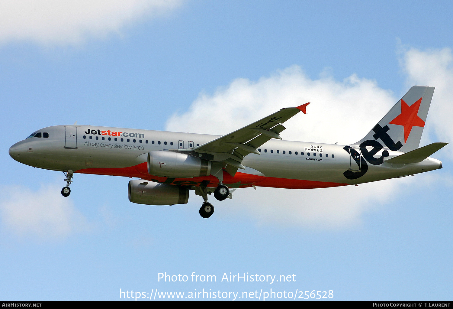 Aircraft Photo of F-WWBZ | Airbus A320-232 | Jetstar Airways | AirHistory.net #256528