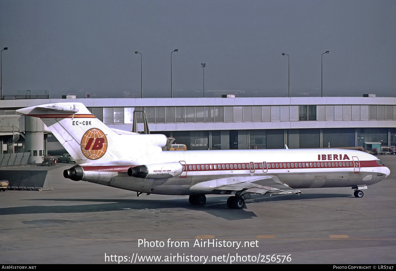 Aircraft Photo of EC-CBK | Boeing 727-256/Adv | Iberia | AirHistory.net #256576