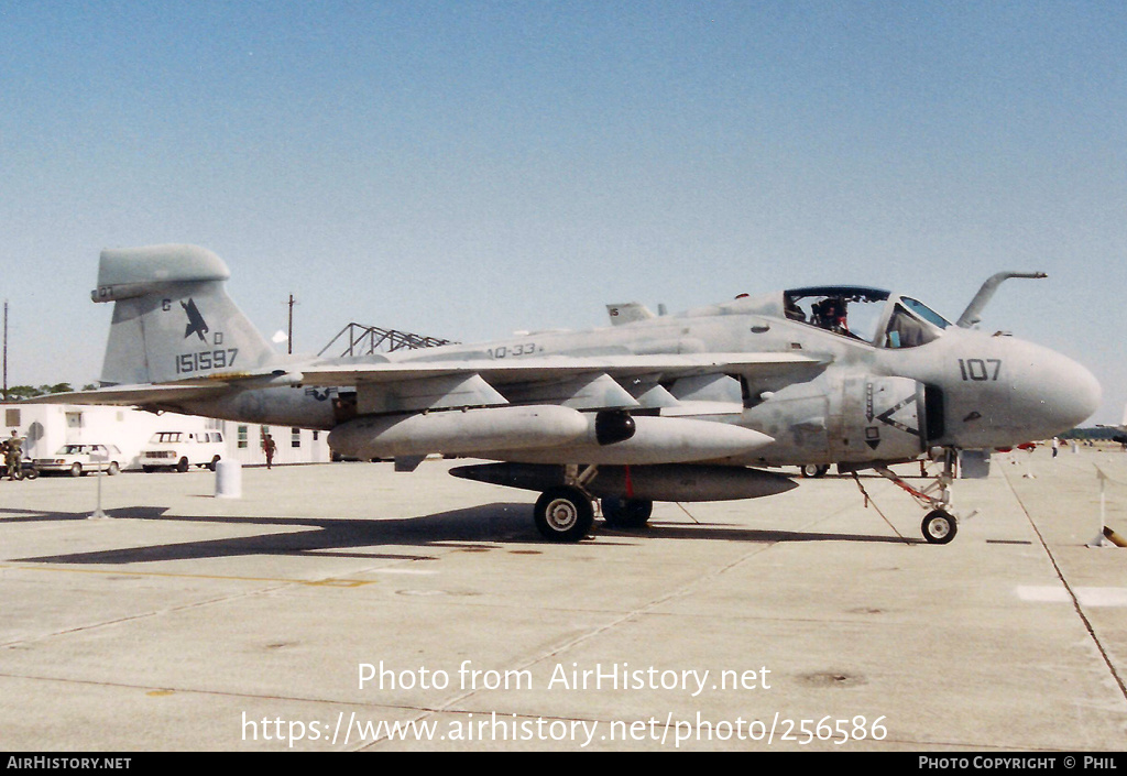 Aircraft Photo of 151597 | Grumman EA-6A Intruder (G-128/A2F-1Q) | USA - Navy | AirHistory.net #256586