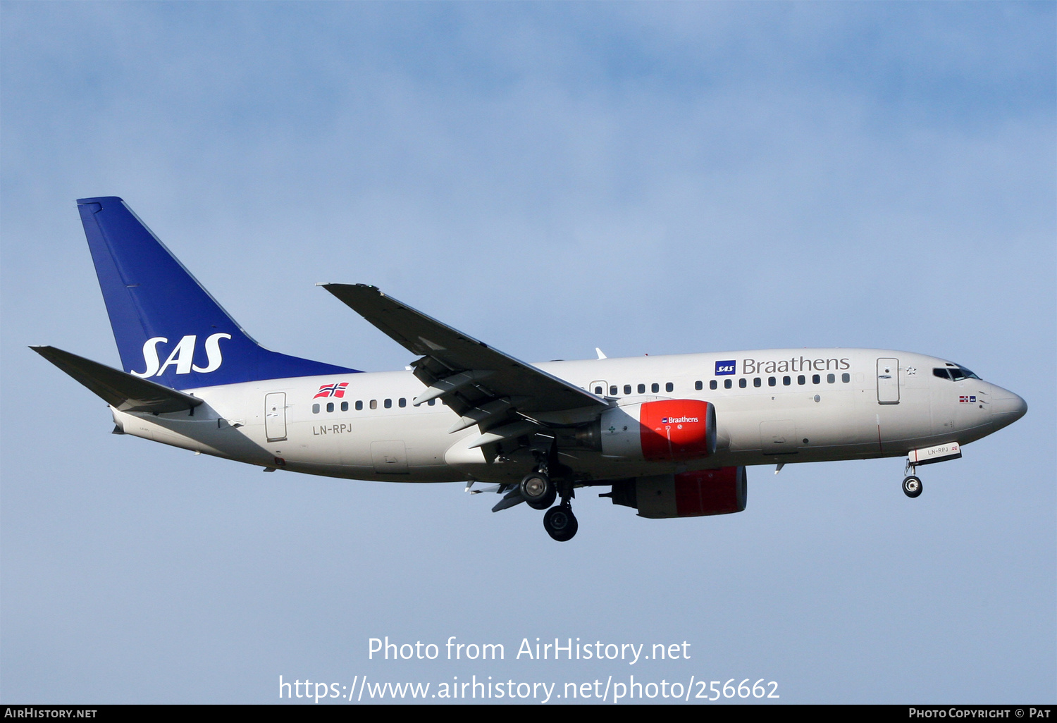 Aircraft Photo of LN-RPJ | Boeing 737-783 | SAS Braathens | AirHistory.net #256662