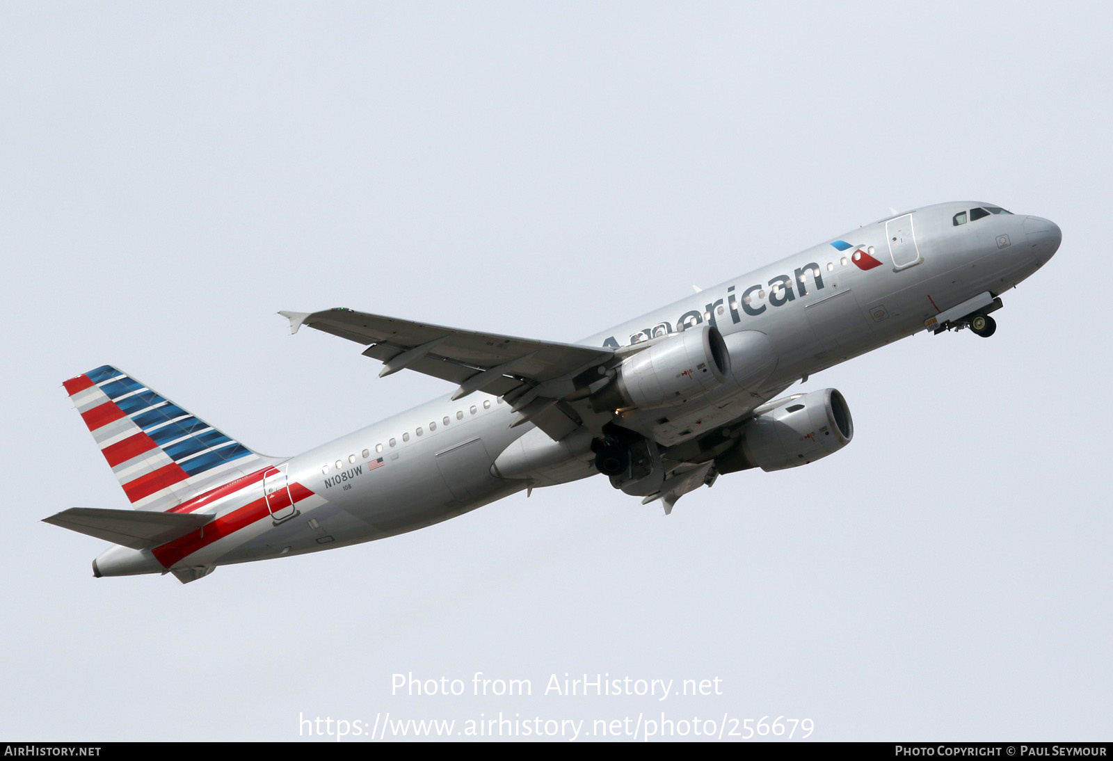 Aircraft Photo of N108UW | Airbus A320-214 | American Airlines | AirHistory.net #256679