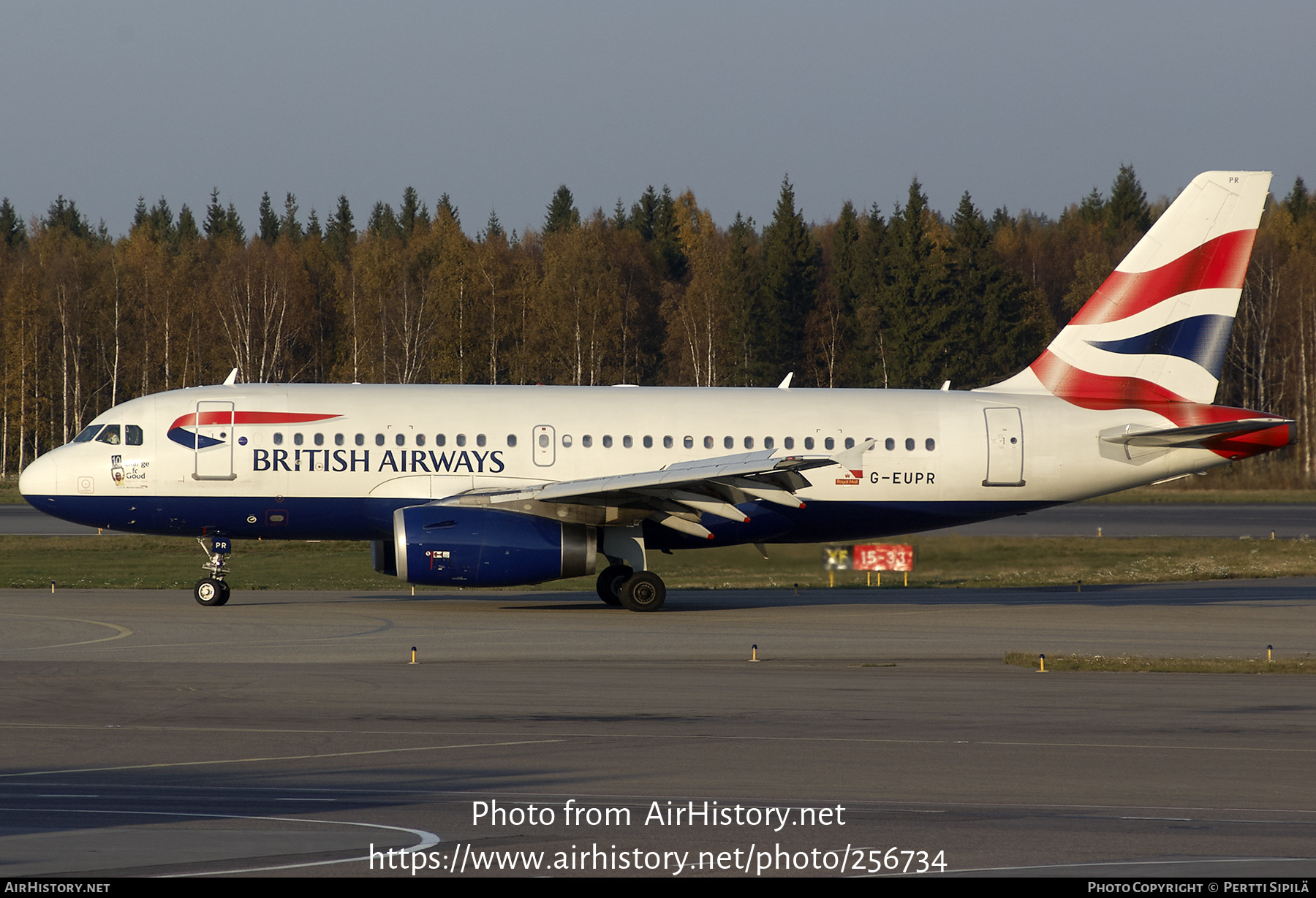Aircraft Photo of G-EUPR | Airbus A319-131 | British Airways | AirHistory.net #256734