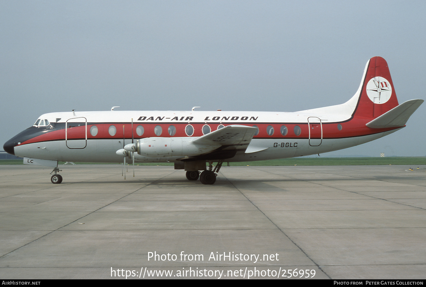 Aircraft Photo of G-BGLC | Vickers 839 Viscount | Dan-Air London | AirHistory.net #256959