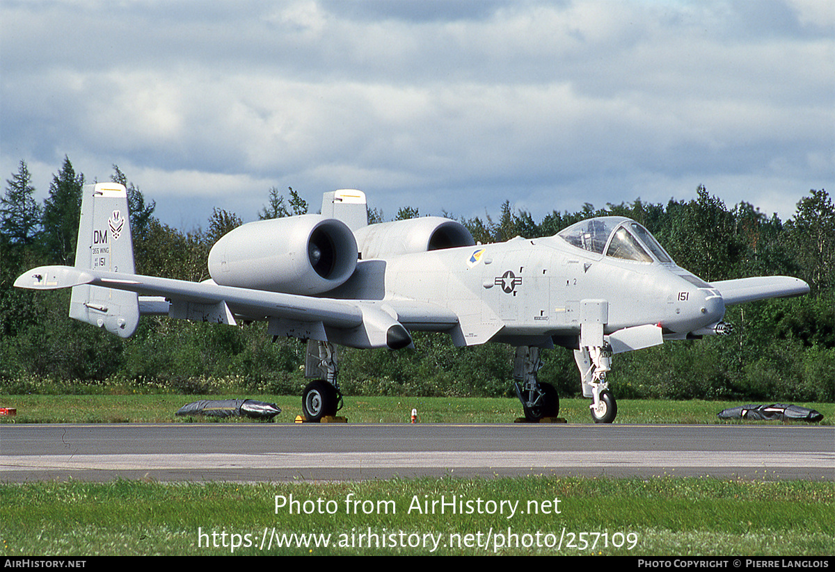 Aircraft Photo of 80-0151 | Fairchild OA-10A Thunderbolt II | USA - Air Force | AirHistory.net #257109