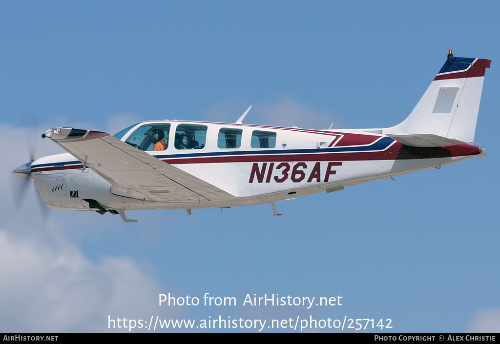 Aircraft Photo of N136AF | Beech A36 Bonanza 36 | AirHistory.net #257142