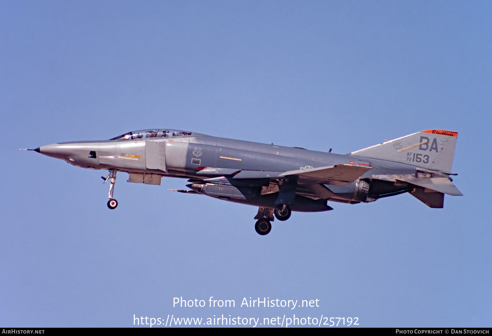 Aircraft Photo of 72-0153 / AF72153 | McDonnell Douglas RF-4C Phantom II | USA - Air Force | AirHistory.net #257192