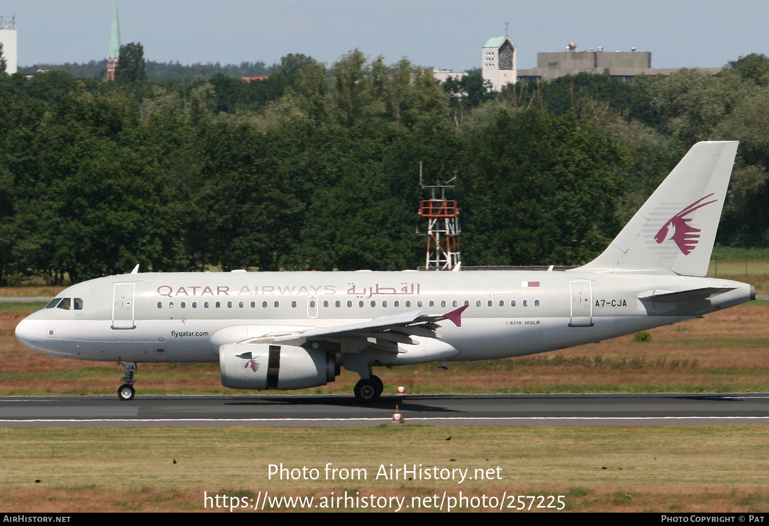 Aircraft Photo of A7-CJA | Airbus A319-133LR | Qatar Airways | AirHistory.net #257225