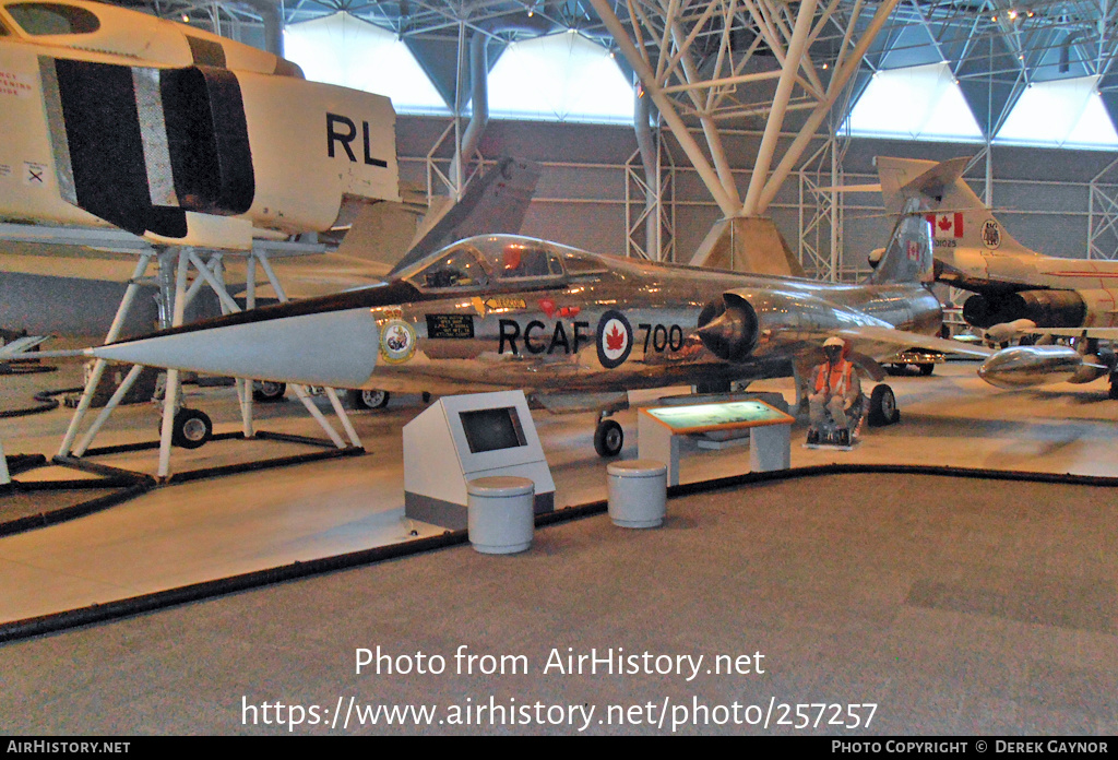 Aircraft Photo of 12700 | Lockheed F-104A Starfighter | Canada - Air Force | AirHistory.net #257257