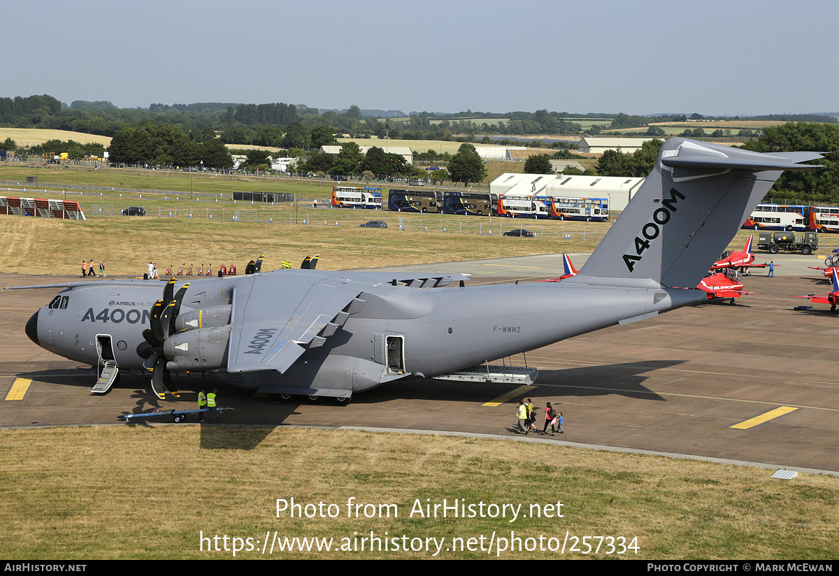 Aircraft Photo of F-WWMZ | Airbus A400M Atlas | Airbus | AirHistory.net #257334