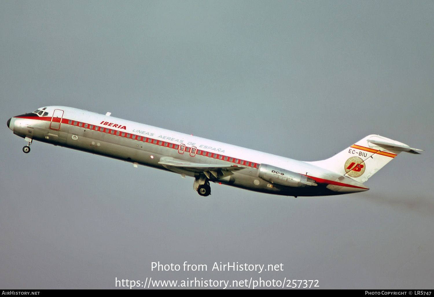 Aircraft Photo of EC-BIU | McDonnell Douglas DC-9-32 | Iberia | AirHistory.net #257372