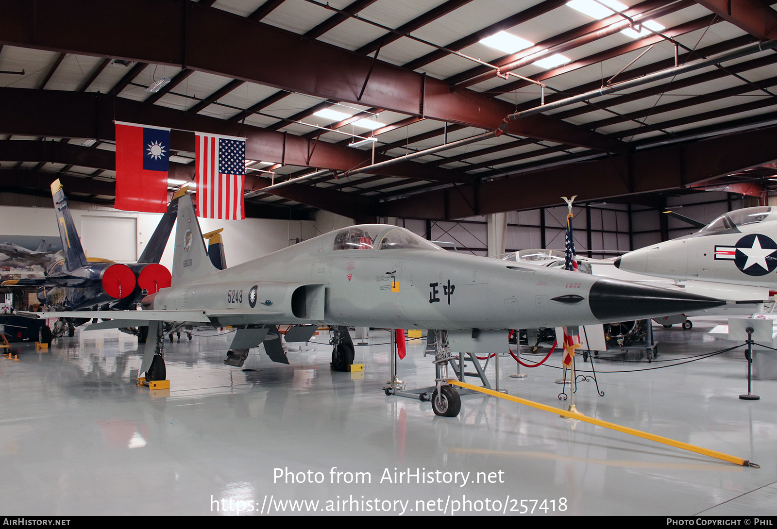 Aircraft Photo of 5243 | Northrop F-5E Tiger II | Taiwan - Air Force | AirHistory.net #257418