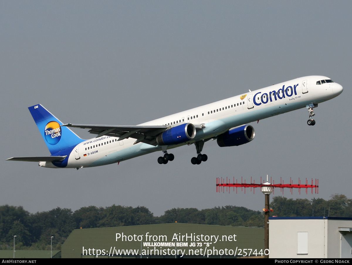 Aircraft Photo of D-ABOM | Boeing 757-330 | Condor Flugdienst | AirHistory.net #257440
