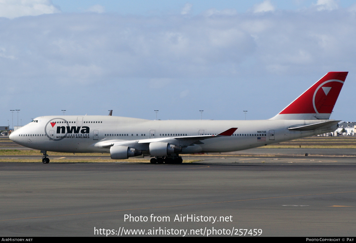 Aircraft Photo of N667US | Boeing 747-451 | Northwest Airlines | AirHistory.net #257459