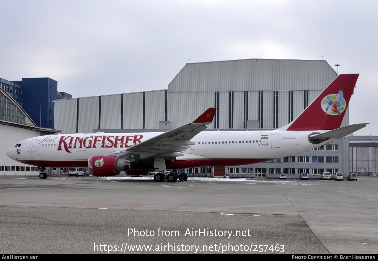 Aircraft Photo of VT-VJP | Airbus A330-223 | Kingfisher Airlines | AirHistory.net #257463