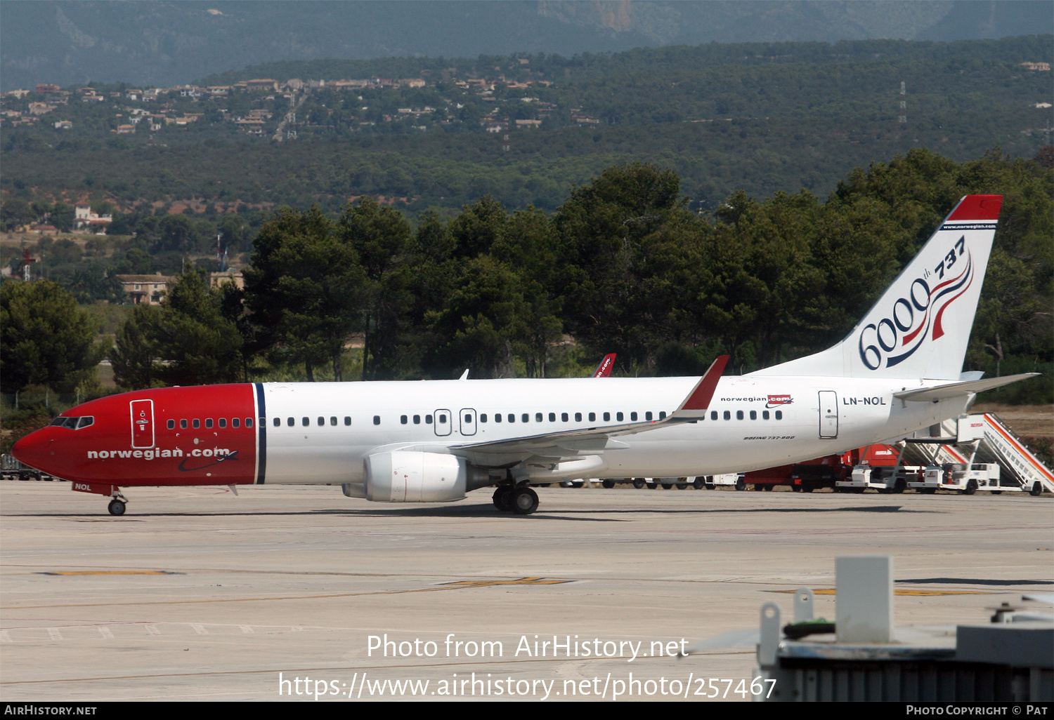 Aircraft Photo of LN-NOL | Boeing 737-8Q8 | Norwegian | AirHistory.net #257467