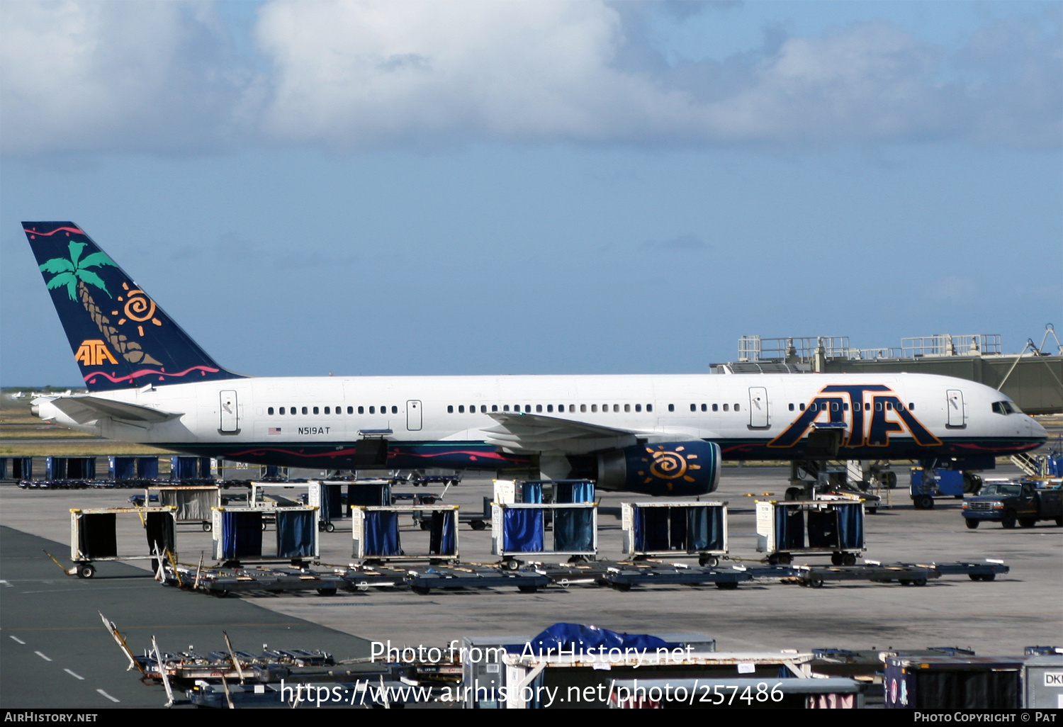 Aircraft Photo of N519AT | Boeing 757-23N | ATA Airlines - American Trans Air | AirHistory.net #257486