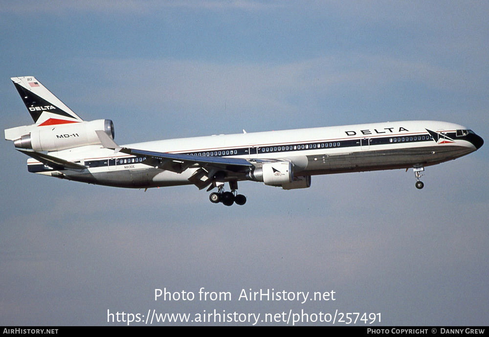 Aircraft Photo of N813DE | McDonnell Douglas MD-11 | Delta Air Lines | AirHistory.net #257491