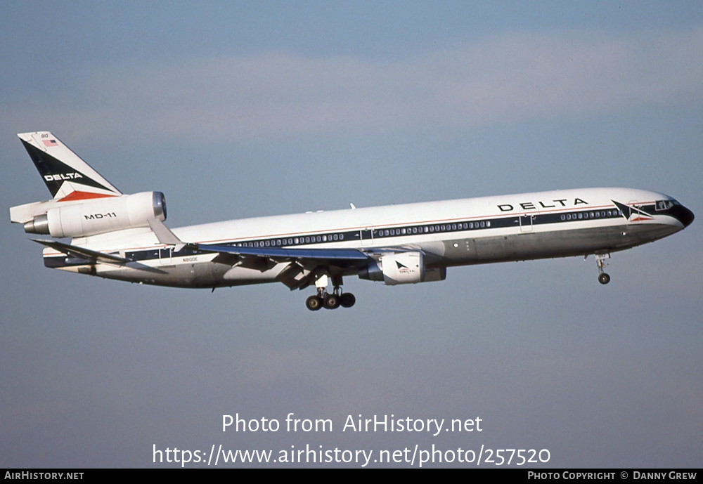 Aircraft Photo of N810DE | McDonnell Douglas MD-11 | Delta Air Lines | AirHistory.net #257520