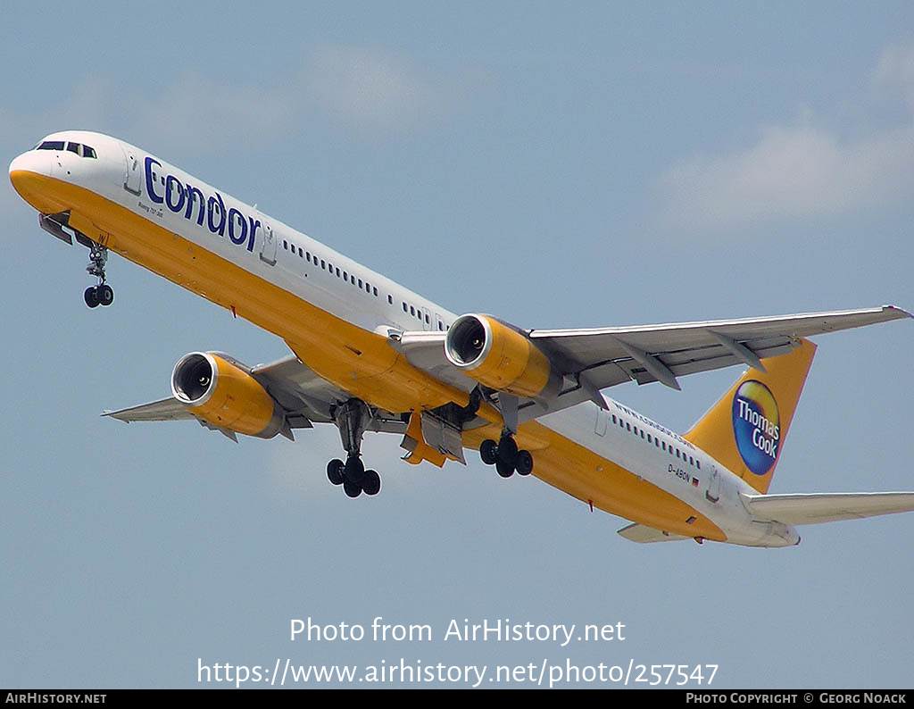 Aircraft Photo of D-ABON | Boeing 757-330 | Condor Flugdienst | AirHistory.net #257547