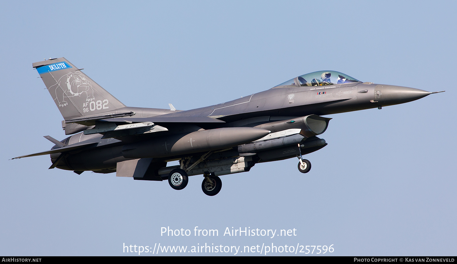 Aircraft Photo of 96-0082 / AF96-082 | Lockheed Martin F-16CM Fighting Falcon | USA - Air Force | AirHistory.net #257596