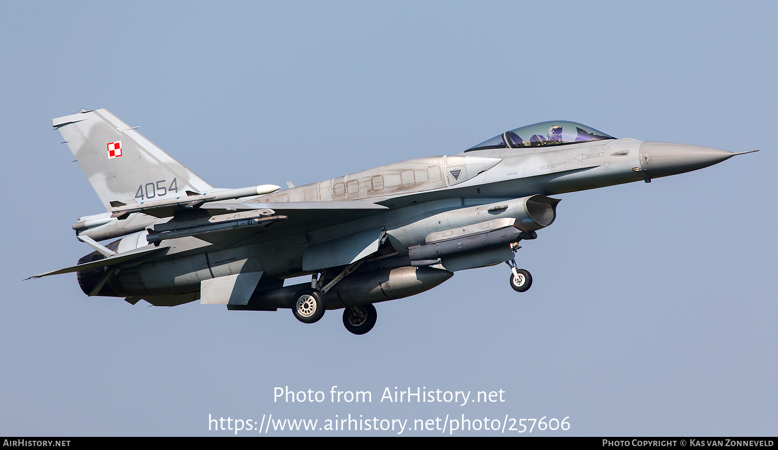 Aircraft Photo of 4054 | Lockheed Martin F-16CJ Fighting Falcon | Poland - Air Force | AirHistory.net #257606