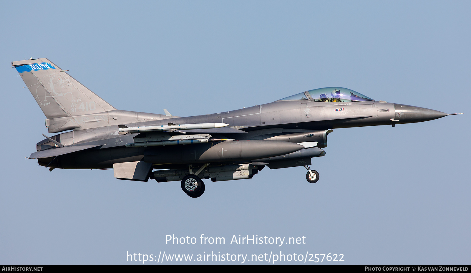 Aircraft Photo of 91-0410 / AF91-410 | General Dynamics F-16CM Fighting ...