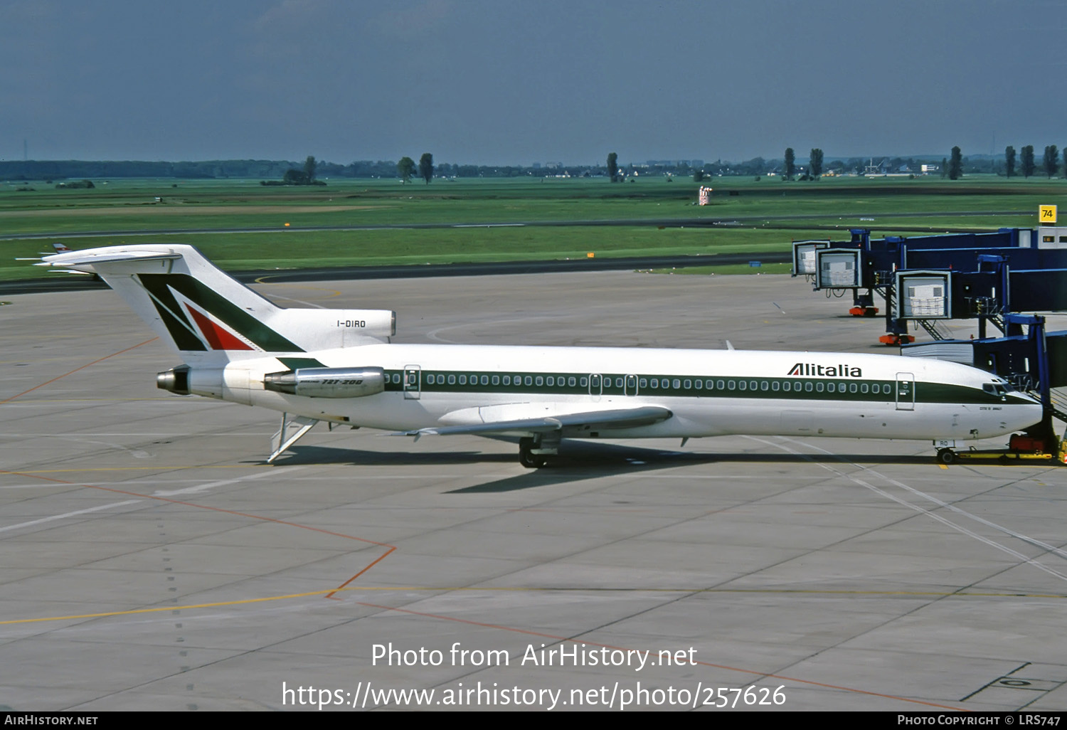 Aircraft Photo of I-DIRO | Boeing 727-243/Adv | Alitalia | AirHistory.net #257626