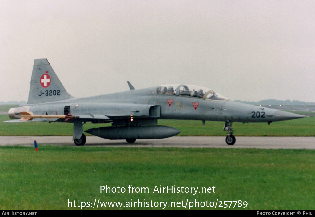 Aircraft Photo of J-3202 | Northrop F-5F Tiger II | Switzerland - Air Force | AirHistory.net #257789