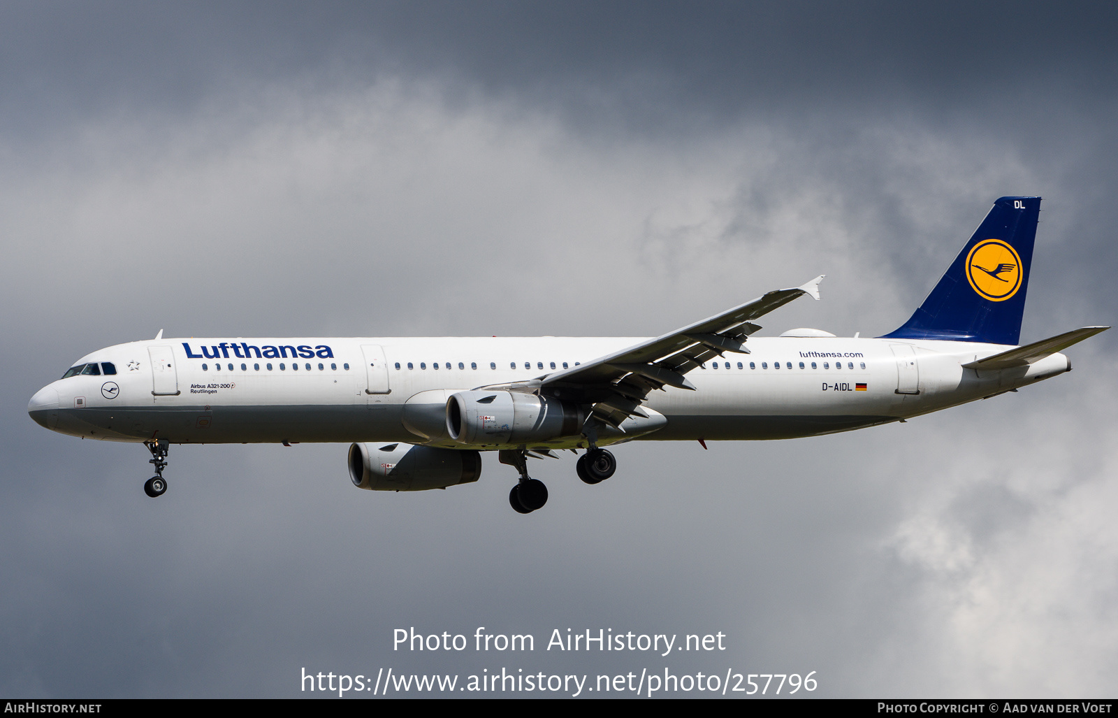 Aircraft Photo of D-AIDL | Airbus A321-231 | Lufthansa | AirHistory.net #257796