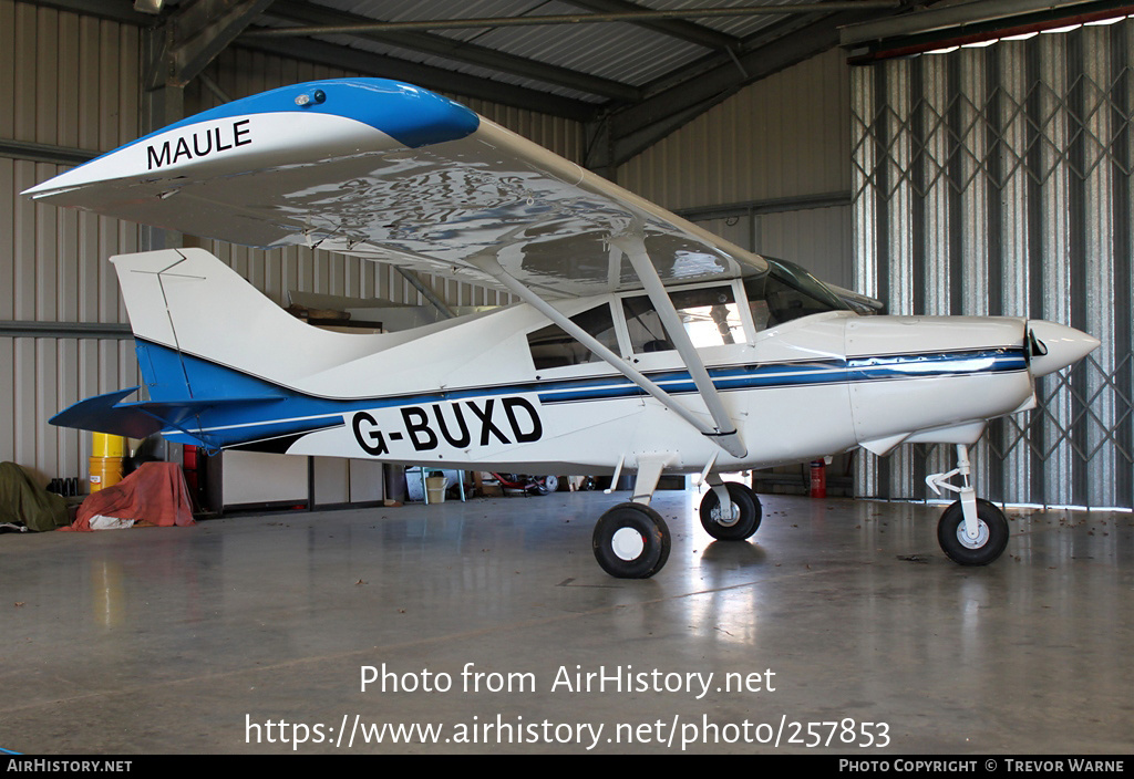 Aircraft Photo of G-BUXD | Maule MXT-7-160 Super Rocket | AirHistory.net #257853