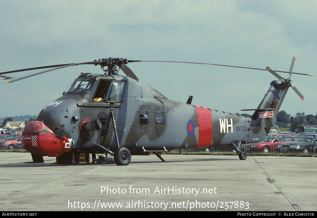 Aircraft Photo of XV722 | Westland WS-58 Wessex HC.2 | UK - Air Force | AirHistory.net #257883