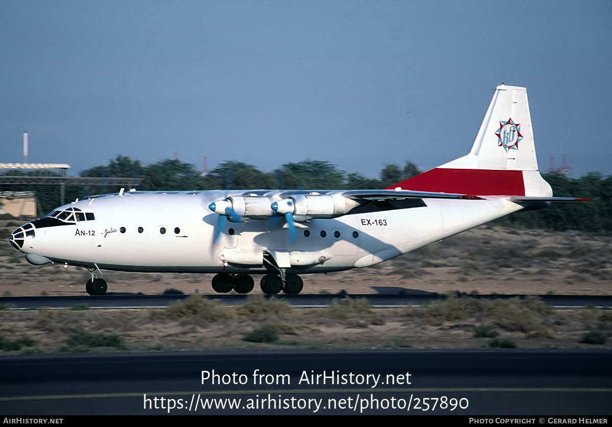 Aircraft Photo of EX-163 | Antonov An-12B | British Gulf International Airlines | AirHistory.net #257890