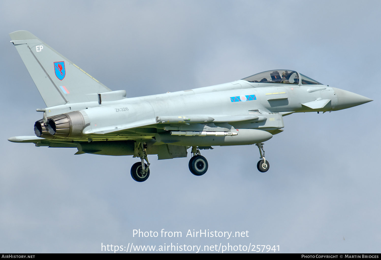 Aircraft Photo of ZK326 | Eurofighter EF-2000 Typhoon FGR4 | UK - Air Force | AirHistory.net #257941