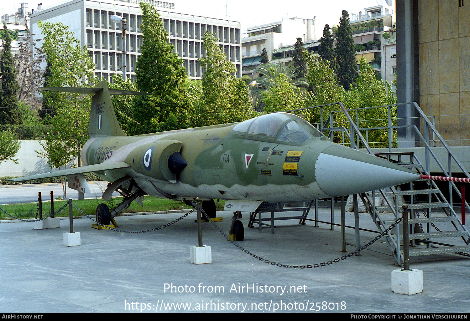 Aircraft Photo of 6695 | Lockheed F-104G Starfighter | Greece - Air Force | AirHistory.net #258018