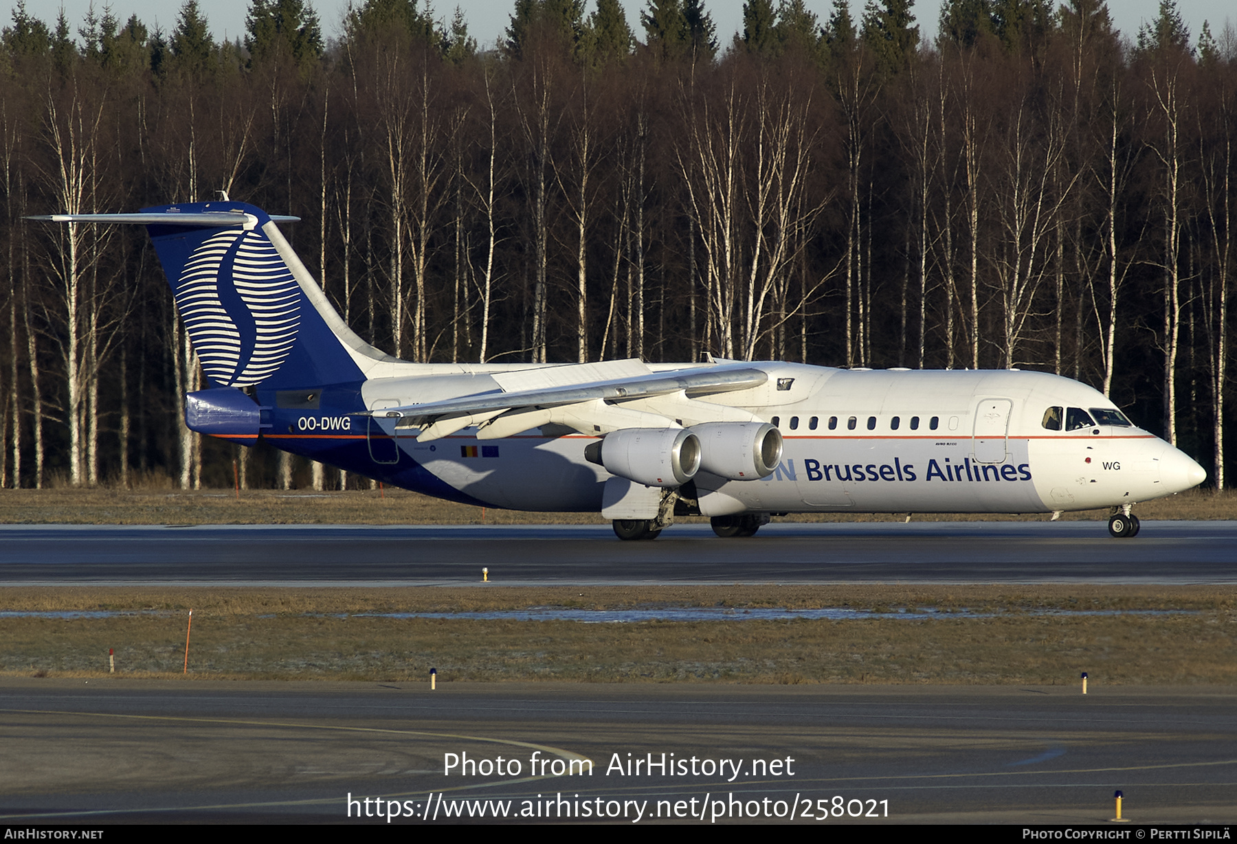 Aircraft Photo of OO-DWG | British Aerospace Avro 146-RJ100 | SN Brussels Airlines | AirHistory.net #258021