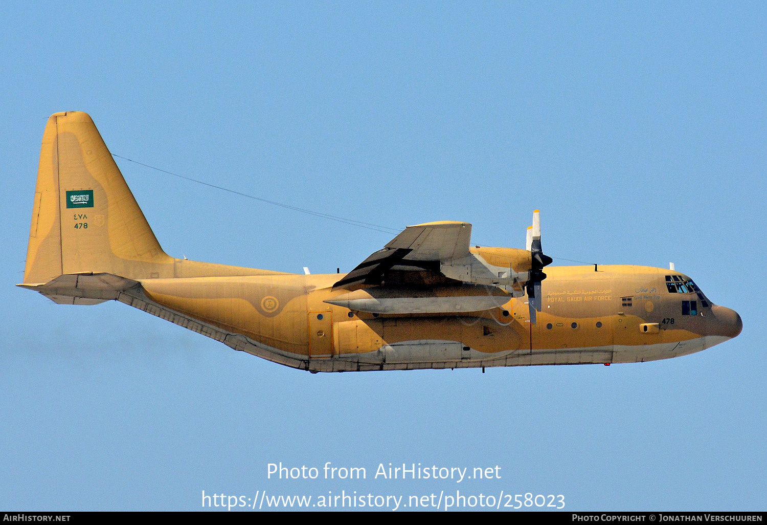 Aircraft Photo of 478 | Lockheed C-130H Hercules | Saudi Arabia - Air Force | AirHistory.net #258023