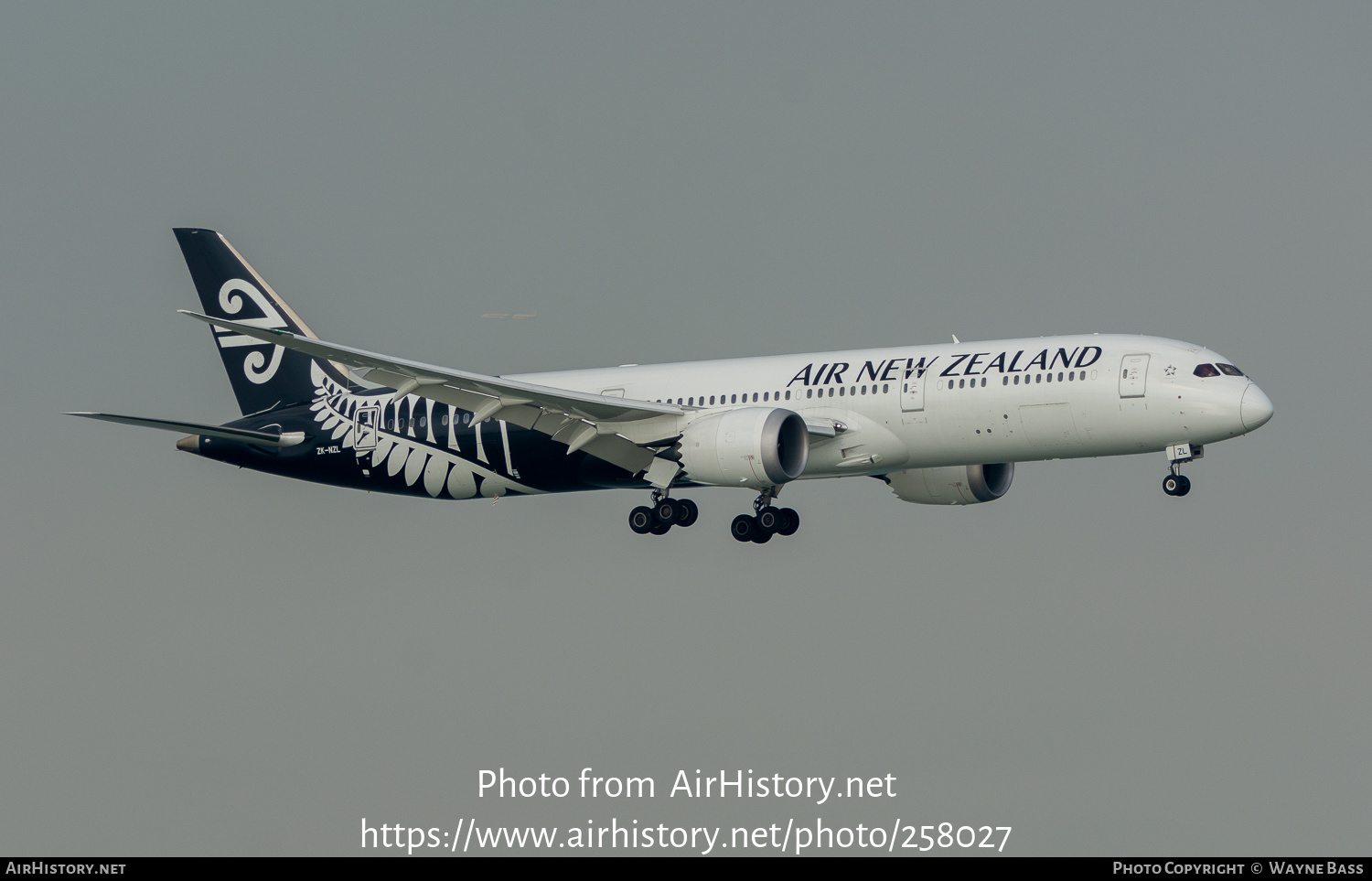 Aircraft Photo of ZK-NZL | Boeing 787-9 Dreamliner | Air New Zealand | AirHistory.net #258027