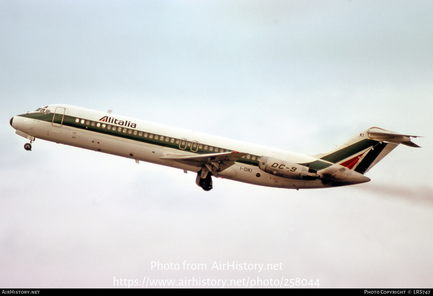 Aircraft Photo of I-DIKI | McDonnell Douglas DC-9-32 | Alitalia | AirHistory.net #258044