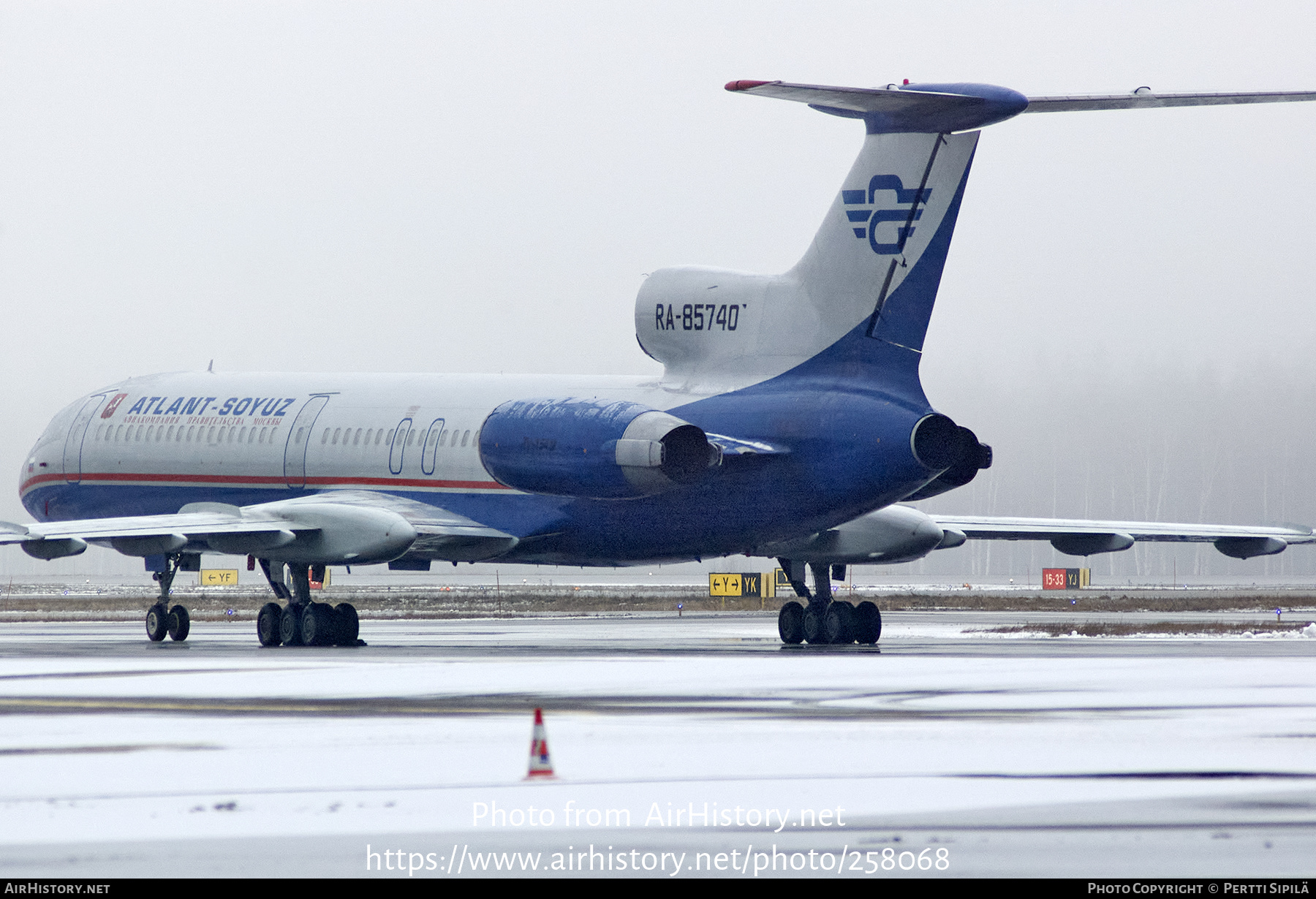 Aircraft Photo of RA-85740 | Tupolev Tu-154M | Atlant-Soyuz Airlines | AirHistory.net #258068