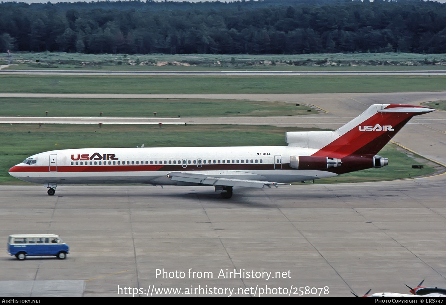 Aircraft Photo of N760AL | Boeing 727-2B7/Adv | USAir | AirHistory.net #258078