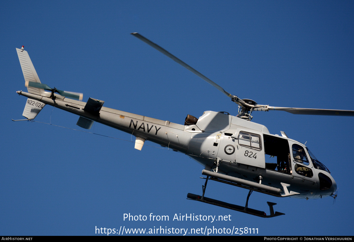 Aircraft Photo of N22-024 | Aerospatiale AS-350B Squirrel | Australia - Navy | AirHistory.net #258111