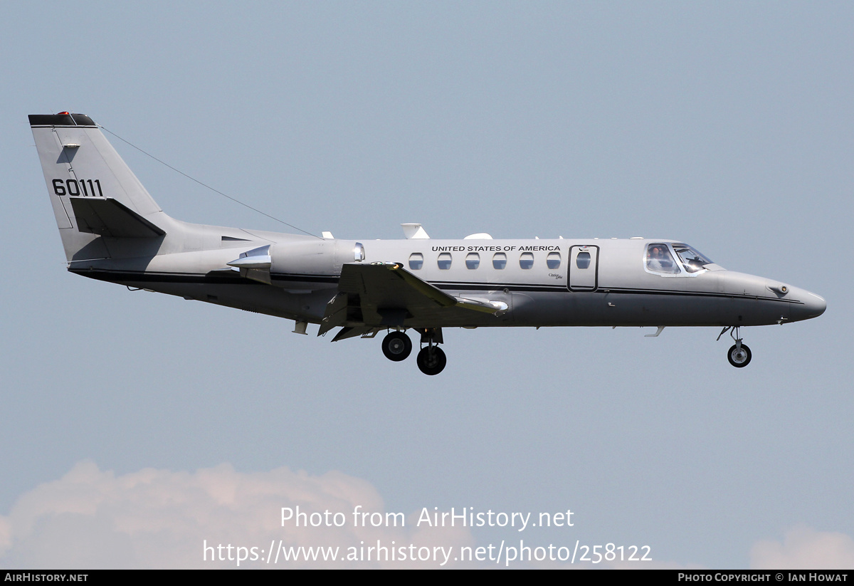 Aircraft Photo of 96-0111 / 60111 | Cessna UC-35A Citation Ultra (560) | USA - Army | AirHistory.net #258122