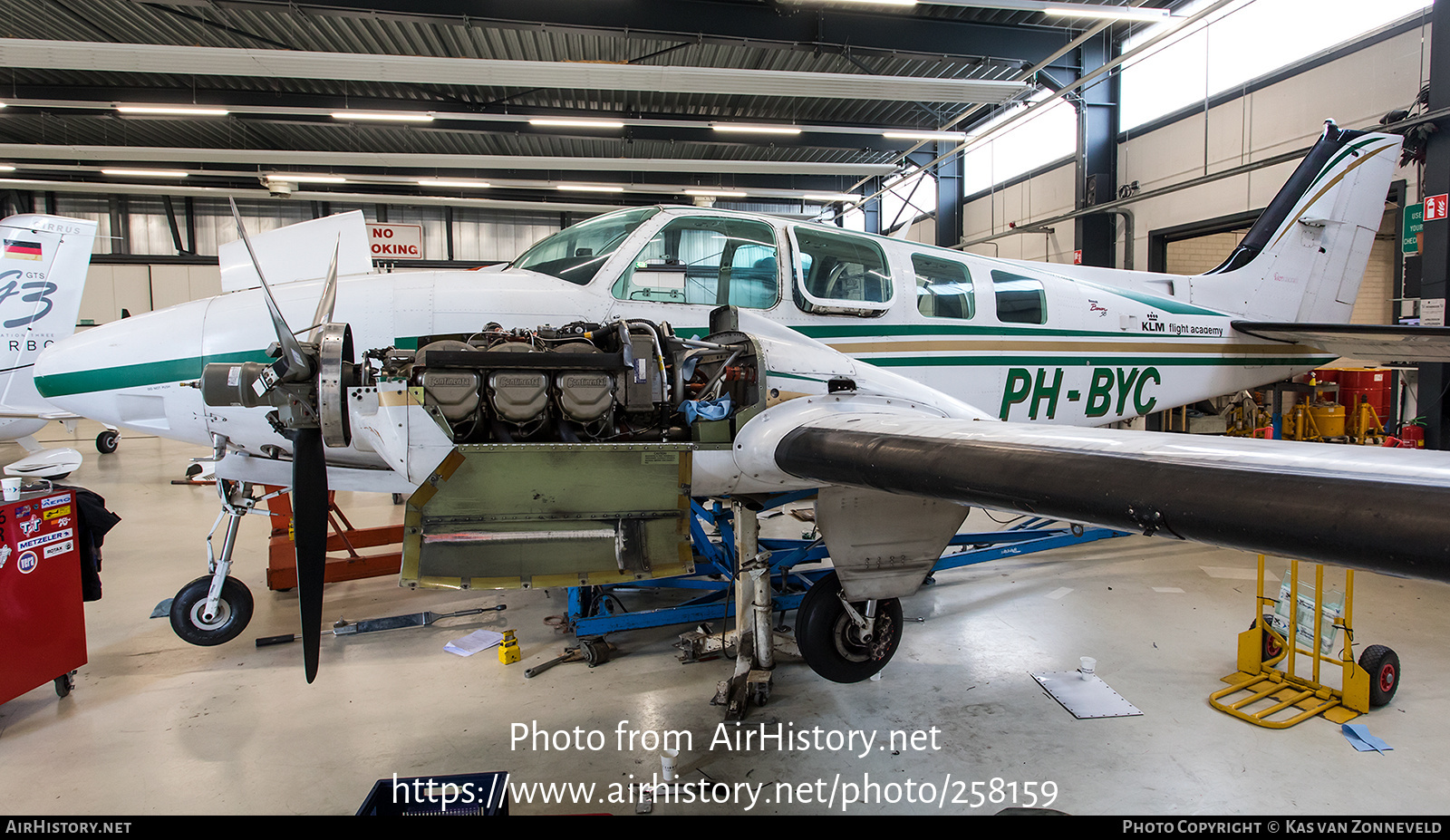 Aircraft Photo of PH-BYC | Raytheon 58 Baron | KLM Flight Academy | AirHistory.net #258159