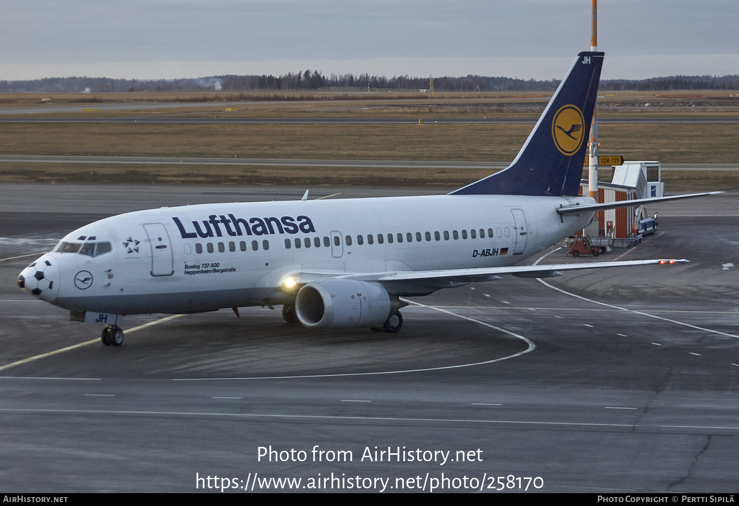 Aircraft Photo of D-ABJH | Boeing 737-530 | Lufthansa | AirHistory.net #258170