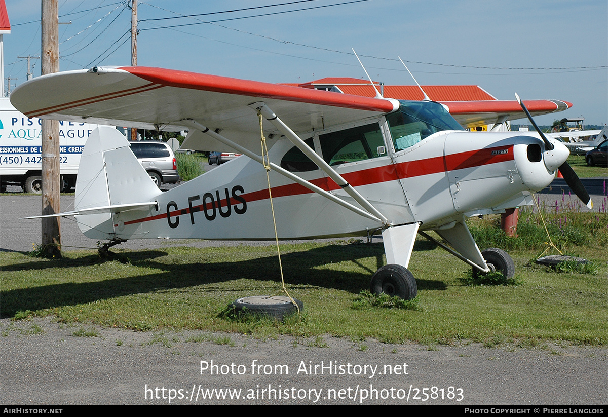 Aircraft Photo of C-FOUS | Piper PA-20 Pacer | AirHistory.net #258183