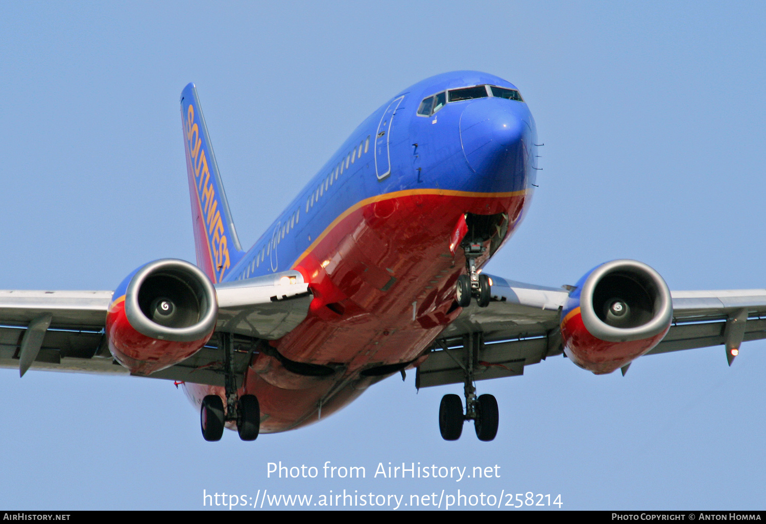 Aircraft Photo of N616SW | Boeing 737-3H4 | Southwest Airlines | AirHistory.net #258214