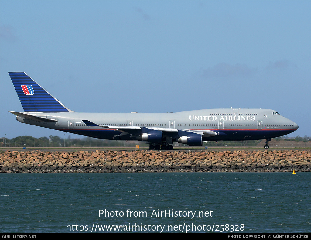 Aircraft Photo of N174UA | Boeing 747-422 | United Airlines | AirHistory.net #258328