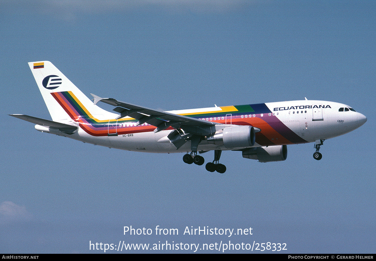 Aircraft Photo of HC-BRB | Airbus A310-324 | Ecuatoriana | AirHistory.net #258332