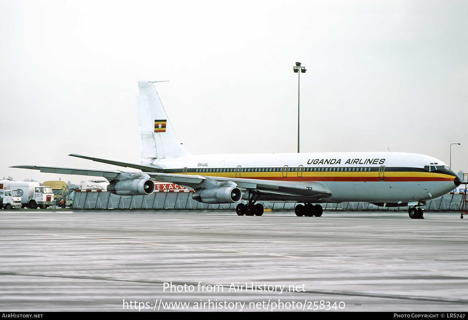 Aircraft Photo of 5X-UAL | Boeing 707-321C | Uganda Airlines | AirHistory.net #258340