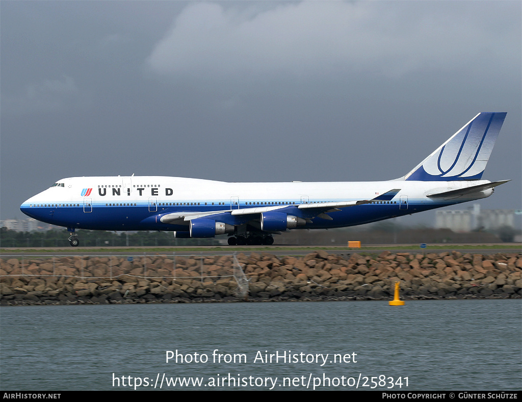 Aircraft Photo of N196UA | Boeing 747-422 | United Airlines | AirHistory.net #258341